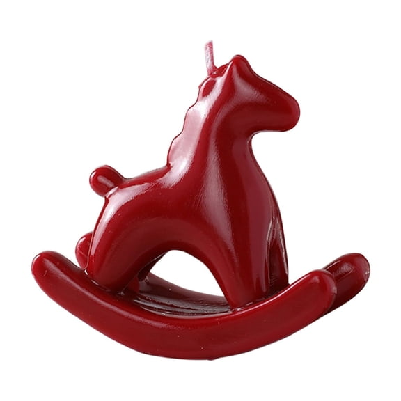 Cute Horse Shaped Scented Candle, Aesthetic Handmade Wax Aroma Decorative Candle for Table Photo Prop Wedding Birthday Gift