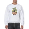 thumbnail image 1 of Cute Hoya Buddy Sweatshirt Men -Smartprints Designs, Male Small, 1 of 4