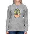 thumbnail image 1 of Cute Hoya Buddy Sweatshirt Women -Smartprints Designs, Female Large, 1 of 4