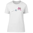 thumbnail image 1 of Cute Hummingbird & Lily Flower T-Shirt Women -Image by Shutterstock, Female Large, 1 of 2