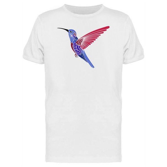 Cute Hummingbird T-Shirt Men -Image by Shutterstock, Male Medium