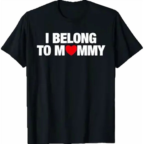 Cute I Belong to Mommy Baby Matching Outfit T-Shirt