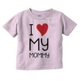 thumbnail image 1 of Cute I Heart My Mommy Mom Love Toddler Boy Girl T Shirt Infant Toddler Brisco Brands 12M, 1 of 6