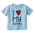 thumbnail image 1 of Cute I Heart My Mommy Mom Love Toddler Boy Girl T Shirt Infant Toddler Brisco Brands 4T, 1 of 1