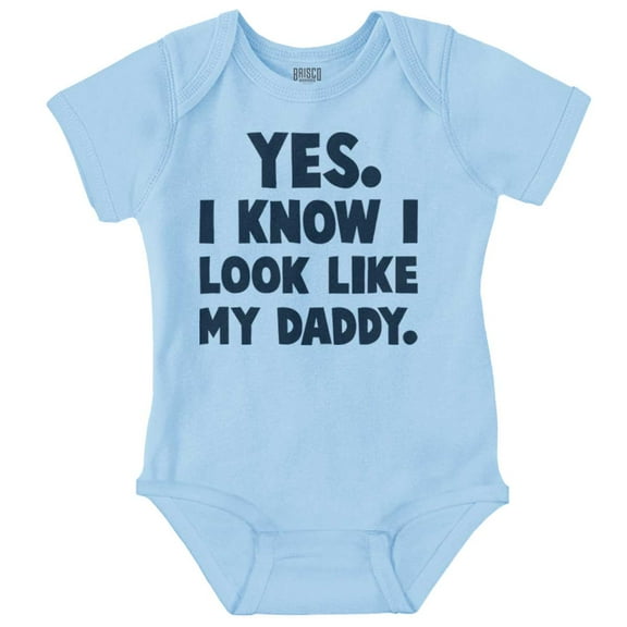 Cute I Look Like Daddy Dad Joke Bodysuit Jumper Boys Infant Baby Brisco Brands 12M