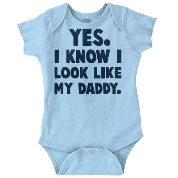 Cute I Look Like Daddy Dad Joke Bodysuit Jumper Boys Infant Baby Brisco Brands 18M