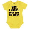thumbnail image 1 of Cute I Look Like Daddy Dad Joke Bodysuit Jumper Boys Infant Baby Brisco Brands 6M, 1 of 1