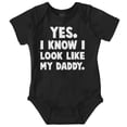 thumbnail image 1 of Cute I Look Like Daddy Dad Joke Bodysuit Jumper Boys Infant Baby Brisco Brands 6M, 1 of 1