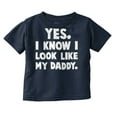 thumbnail image 1 of Cute I Look Like Daddy Dad Joke Youth T Shirt Tee Boys Infant Toddler Brisco Brands 3T, 1 of 6