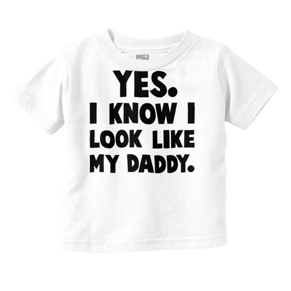 Cute I Look Like Daddy Dad Joke Youth T Shirt Tee Boys Infant Toddler Brisco Brands 5T