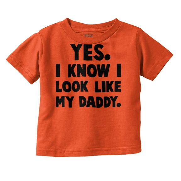 Cute I Look Like Daddy Dad Joke Youth T Shirt Tee Boys Infant Toddler Brisco Brands 5T
