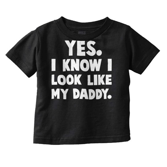 Cute I Look Like Daddy Dad Joke Youth T Shirt Tee Boys Infant Toddler Brisco Brands 5T