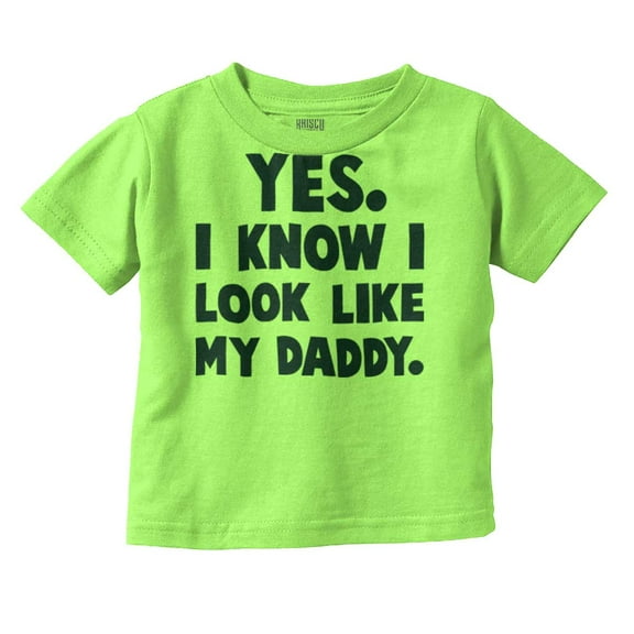 Cute I Look Like Daddy Dad Joke Youth T Shirt Tee Boys Infant Toddler Brisco Brands 5T