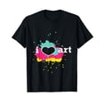 thumbnail image 1 of Cute I Love Art Design Artist Water Color Funny Gift T-Shirt, 1 of 5
