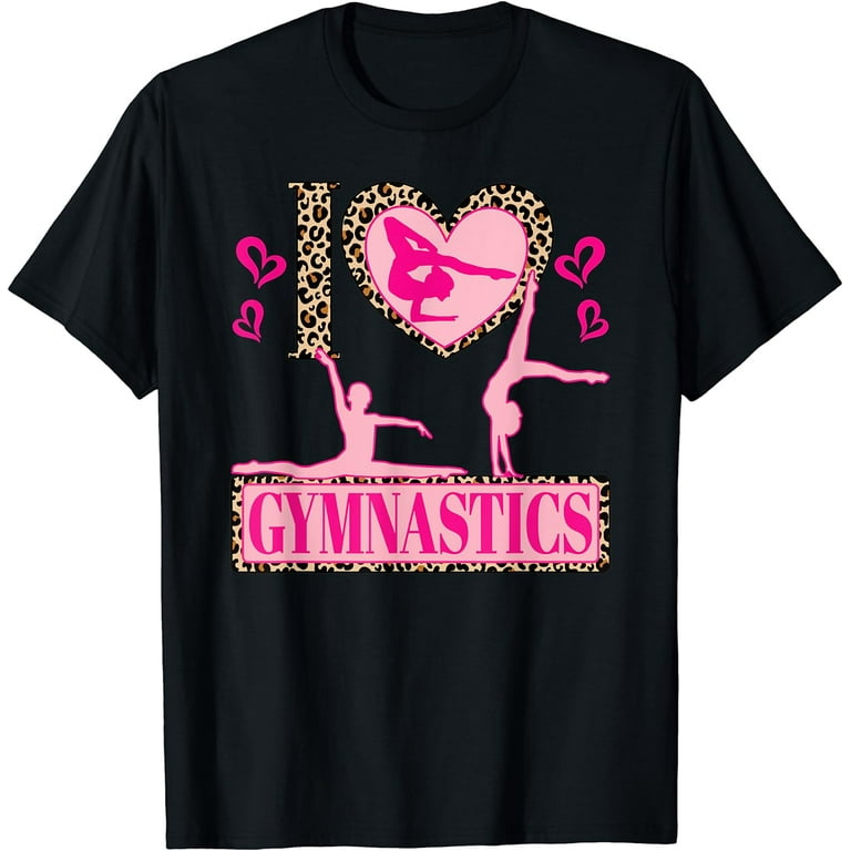 Cute Gymnastics Love Heart T-Shirt Cute Gymnastics Love Heart T-Shirt