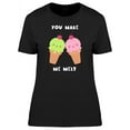 thumbnail image 1 of Cute Ice Cream Cones Couple Tee Women's -Image by Shutterstock, 1 of 2