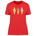 thumbnail image 1 of Cute Ice Cream Cones T-Shirt Women -Image by Shutterstock, Female XX-Large, 1 of 2