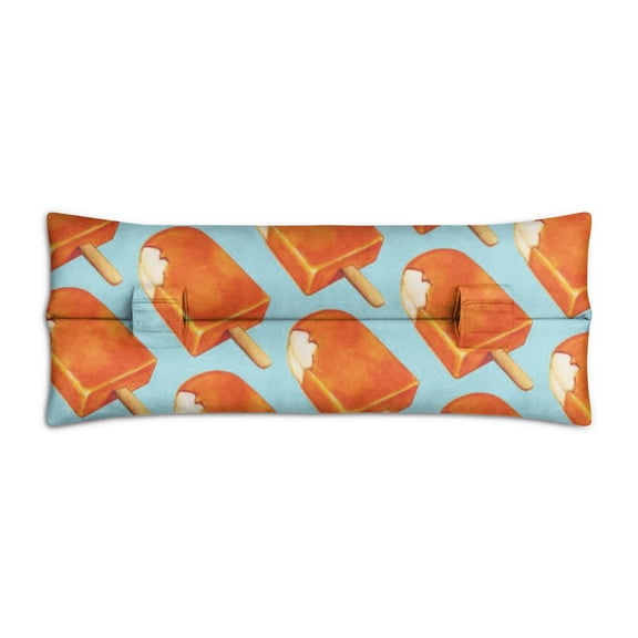 Cute Ice Cream Seat Belt Pillow - Hand Drawn Pink Design for Summer Fun & Post-Surgery Recovery