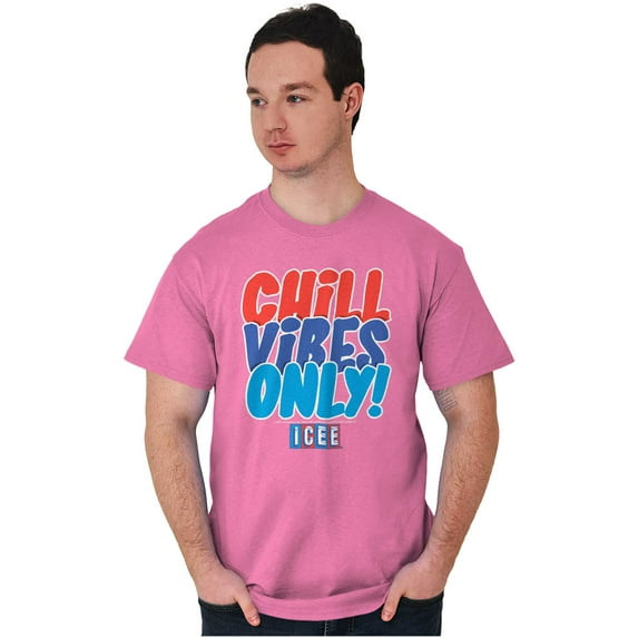 Cute Icee Logo Chill Vibe Only Unisex Plus Size Graphic Tee Brisco Brands 4X