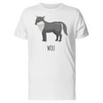 thumbnail image 1 of Cute Illustration Of A Wolf Tee Men's -Image by Shutterstock, 1 of 2