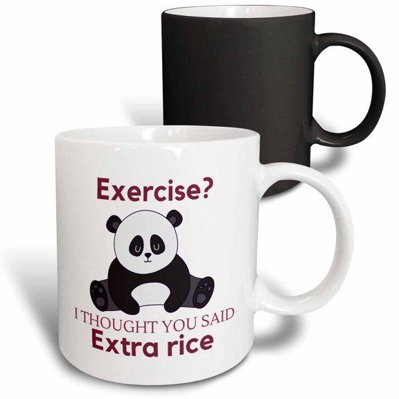 Cute Image Of Panda With Funny Text, 11oz Magic Transforming Mug