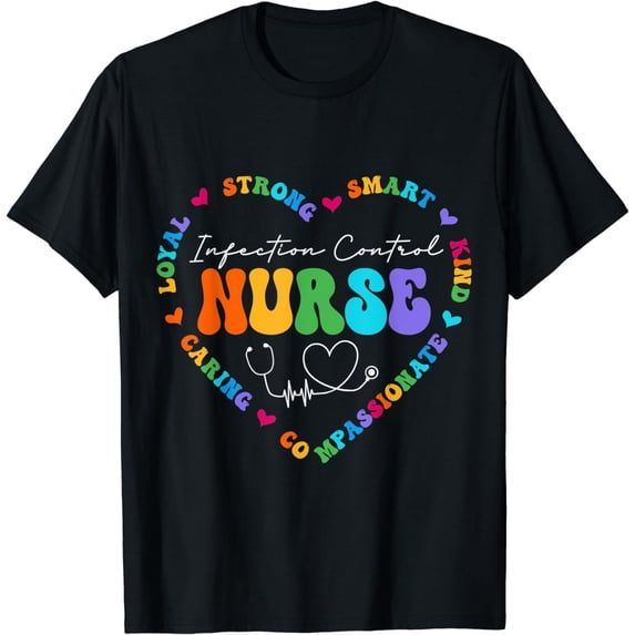 Cute Infection Control Nurse Appreciation Nursing School T-Shirt
