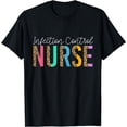 thumbnail image 1 of Cute Infection Control Nurse Leopard Nursing T-Shirt, 1 of 3