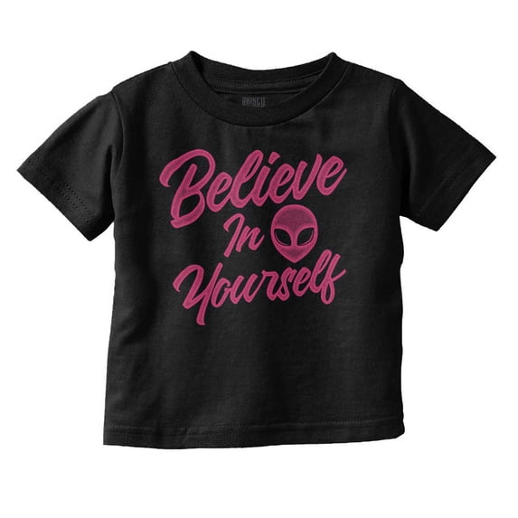 Cute Inspirational Motivation Alien Youth T Shirt Tee Girls Infant Toddler Brisco Brands 12M