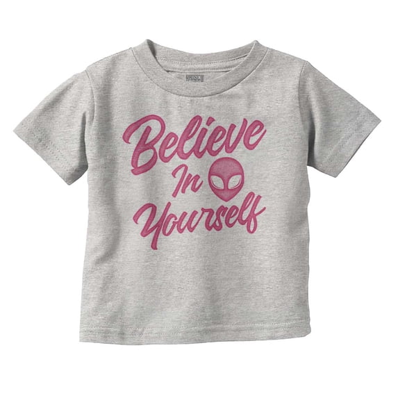 Cute Inspirational Motivation Alien Youth T Shirt Tee Girls Infant Toddler Brisco Brands 18M