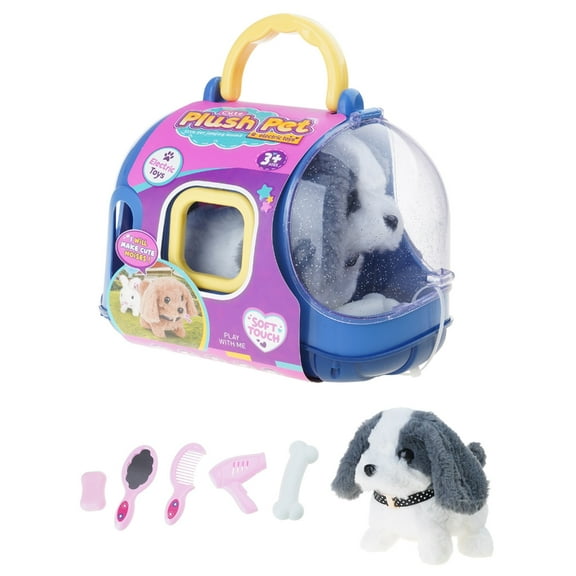 Cute Interactive Plush Toy Electric Pet Plush Animal Toy Barking Walking Tail Wagging Mood Appease Kids Pet Raise Toy