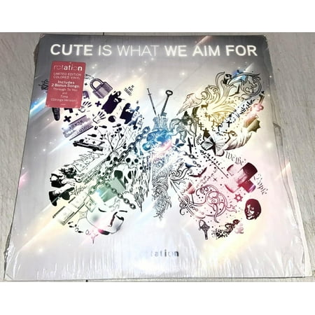Cute Is What We Aim For-Rotation 2008 AUTOGRAPHED Ltd. Edition BLUE Vinyl LP