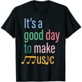 thumbnail image 1 of Cute It's A Good Day To Make Music Musical Notes T-Shirt, 1 of 4