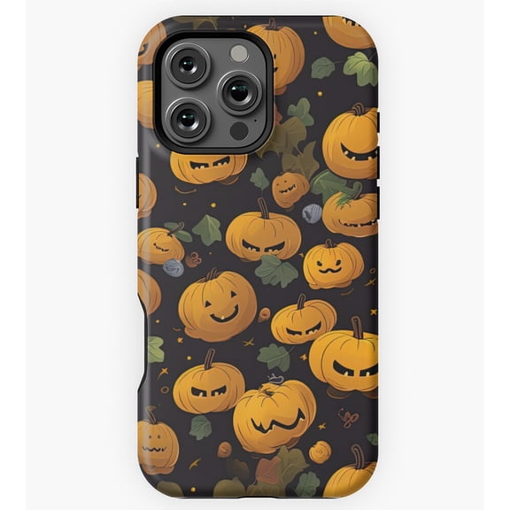 Cute Jack O Lantern pattern image background wallpaper GA6151 Phone Case for iPhone 11 to 17 Pro Max