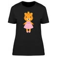 thumbnail image 1 of Cute Jaguar Girl Cartoon T-Shirt Women -Image by Shutterstock, Female Large, 1 of 2