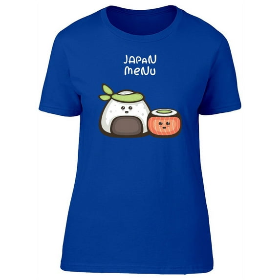 Cute Japanese Food T-Shirt Women -Image by Shutterstock, Female Medium
