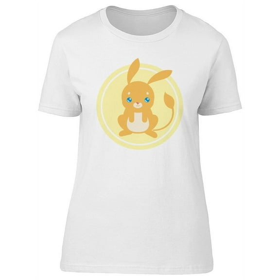 Cute Jerboa Cartoon T-Shirt Women -Image by Shutterstock, Female Medium
