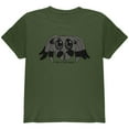thumbnail image 1 of Cute Jumping Spider Cartoon I Like To Scare People Youth T Shirt Military Green YLG, 1 of 1