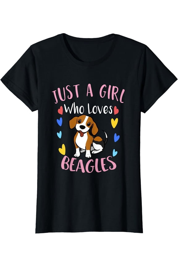 Cute Just a Girl Who Loves Beagles T-Shirt