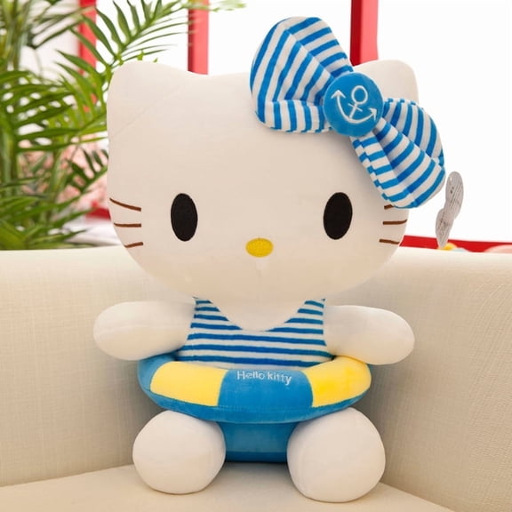 Cute KT Cat Plush Doll Holding Love Angel Kitty Doll Plush Toy Sweet Gift Confession Gift Christmas Gift Valentine's Day Gift