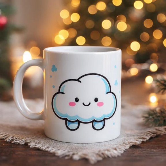 Cute Kawa Cloud Mug  Cute Cloud Coffee Cup  Pastel Aesthetic Mug  Cute Gift Her  Cute Tea Mug  Cloud rtoon Cup.jpg