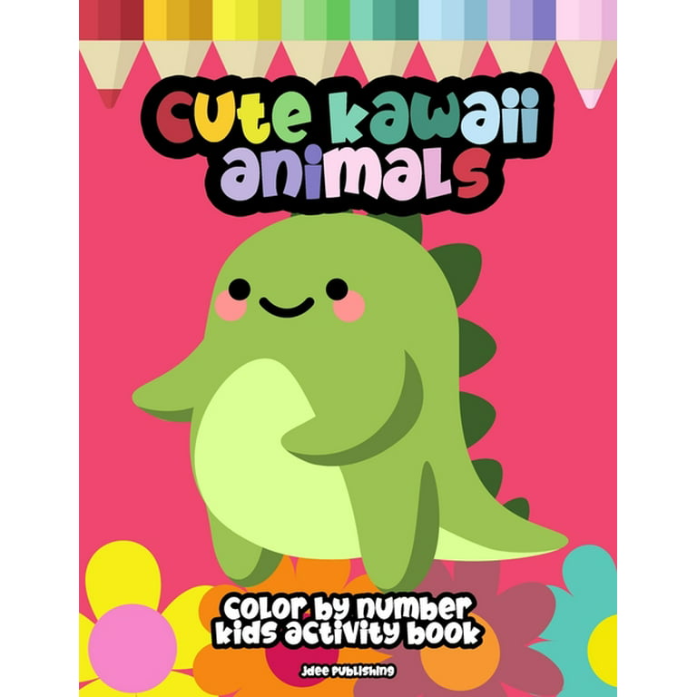Childrens Coloring Books: Super Cute Kawaii Animals Coloring Pages  (Paperback)