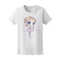 thumbnail image 1 of Cute Kawaii Anime Blond Girl T-Shirt Women -Image by Shutterstock, Female x-Large, 1 of 2
