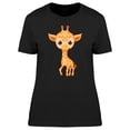 thumbnail image 1 of Cute Kawaii Baby Giraffe T-Shirt Women -Image by Shutterstock, Female x-Large, 1 of 2