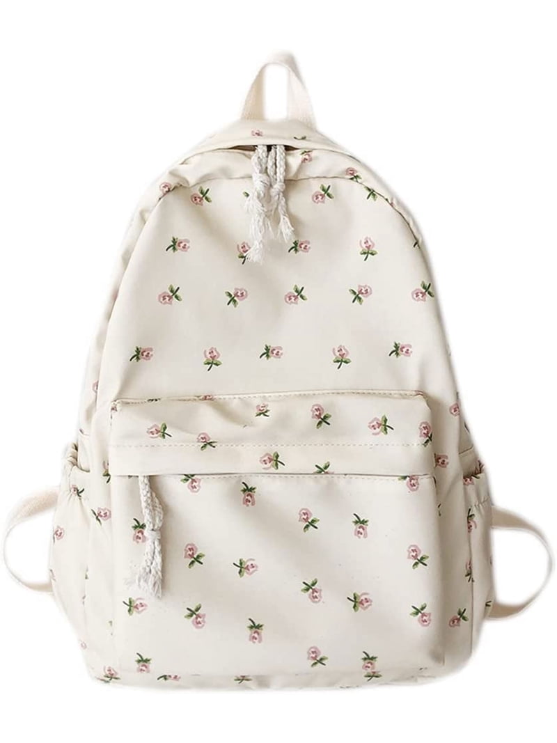 kawaii mini backpacks Eagerrich Cute Backpack with Cute Pin Accessories Plush Pendant Small backpack Aesthetic Mini Backpack for School(Black-2) Pastel kawaii mini backpacks |