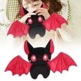 thumbnail image 1 of Cute Kawaii Bat Plush Stuffed Animal, Soft Velvet Cartoon Bat Doll with Big Wings, Gothic Dark Aesthetic Bat Plush Toy for Halloween Bedroom Sofa Decor Kids Birthday Gift 25cm, 1 of 4