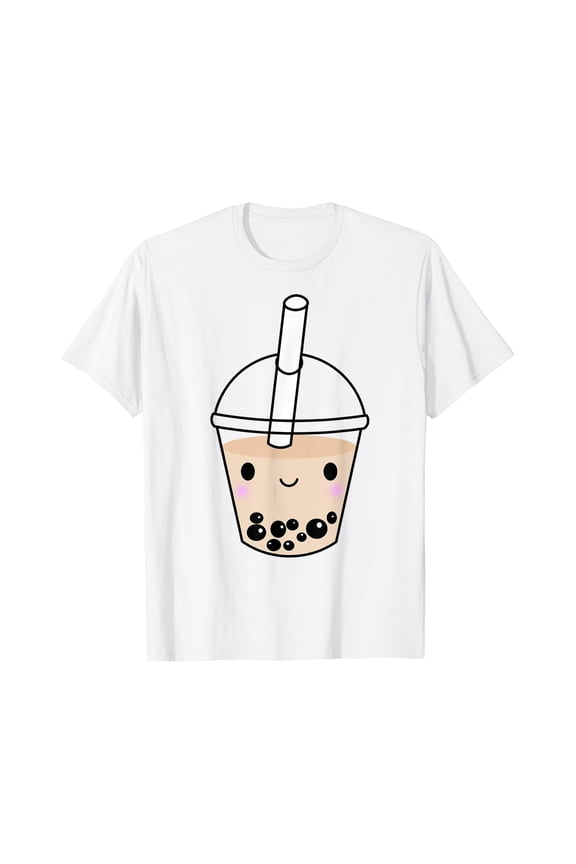 Cute Kawaii Bubble Tea Tshirt Boba Milk Tea Lover Gift Idea Vintage T-Shirt