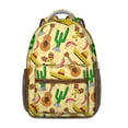 thumbnail image 1 of Cute Kawaii Cactus School Backpack - Minimalist Botanical Design with Waterproof & Spinal Support Features, 1 of 3