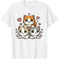 thumbnail image 1 of Cute Kawaii Cats Neko Funny Kitten Cat Lover Gift Unisex T-Shirt for Men Women Kids Toddler, 1 of 5