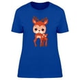 thumbnail image 1 of Cute Kawaii Deer Cartoon T-Shirt Women -Image by Shutterstock, Female Medium, 1 of 2