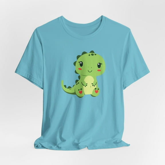 Cute Kawaii Dinosaur T-Shirt | Adorable T-Rex | Unisex Jersey Short Sleeve